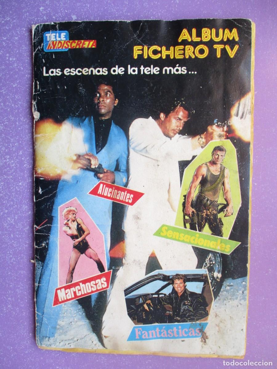 Coleccionismo &aacute;lbumes: ALBUM FICHERO TV TELE INDISCRETA