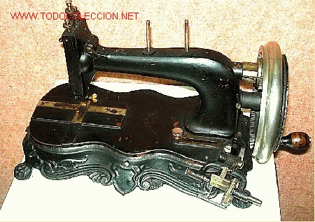 Antig&uuml;edades: maquina de coser rara - Foto 1