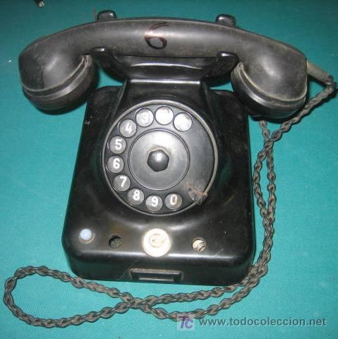 Tel&eacute;fonos: Tel&eacute;fono negro - Foto 1