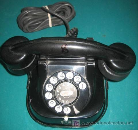 Tel&eacute;fonos: Tel&eacute;fono negro FTR - Foto 1
