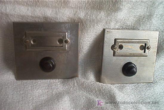 Antig&uuml;edades: Timbres de metal plateado - Foto 2