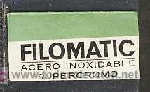 Antig&uuml;edades: Hoja de afeitar FILOMATIC (espa&ntilde;ola) - Foto 1