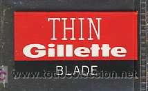 Antig&uuml;edades: Hoja de afeitar GILLETTE - Foto 1