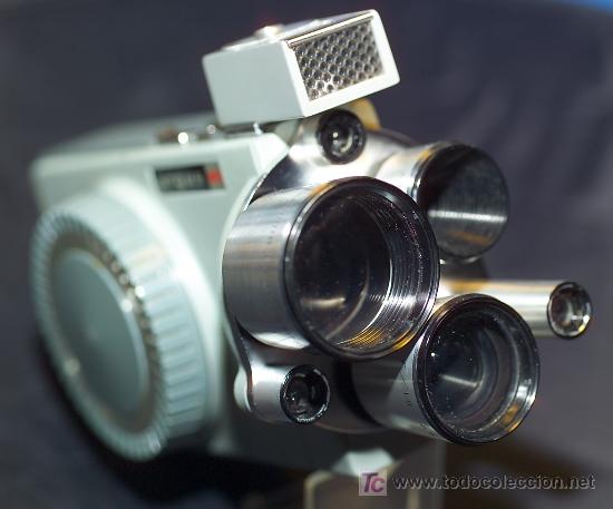 Antig&uuml;edades: ARGUS M3, TORRETA 3 OBJETIVOS + Estuche Piel - Foto 4