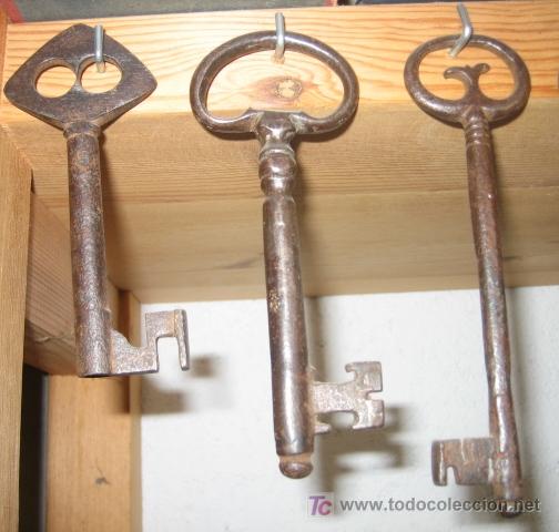 Antig&uuml;edades: Lote de 10 llaves antiguas - Foto 2