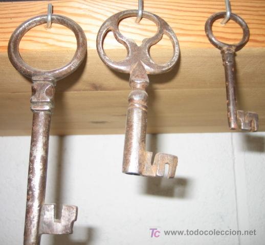 Antig&uuml;edades: Lote de 10 llaves antiguas - Foto 3