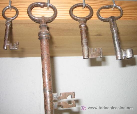 Antig&uuml;edades: Lote de 10 llaves antiguas - Foto 4