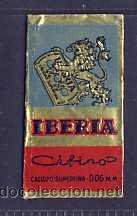 Antig&uuml;edades: Hoja de afeitar IBERIA (espa&ntilde;ola) - Foto 1