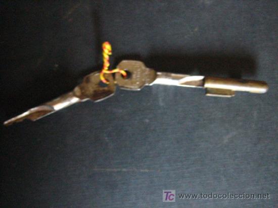 Antig&uuml;edades: Llave-cerradura, 9 cmts, total - Foto 1