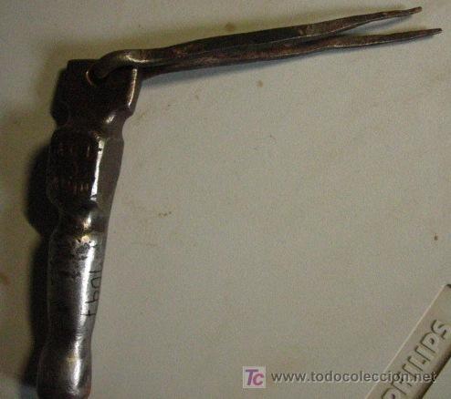 Antig&uuml;edades: Aldaba de 12 cms, sin clavo, &iquest;1810? - Foto 1