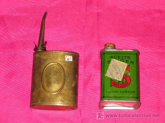 Antig&uuml;edades: ACEITERAS DE M&Aacute;QUINAS DE COSER - Foto 2