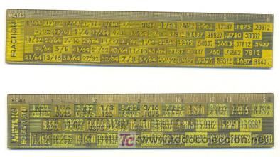 Antig&uuml;edades: 2 Tablas de equivalentes .. propaganda BAKER &ndash; USA - Foto 2