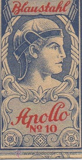 Antig&uuml;edades: CUCHILLA DE AFEITAR APOLLO N&ordm;10 HOJA - Foto 1
