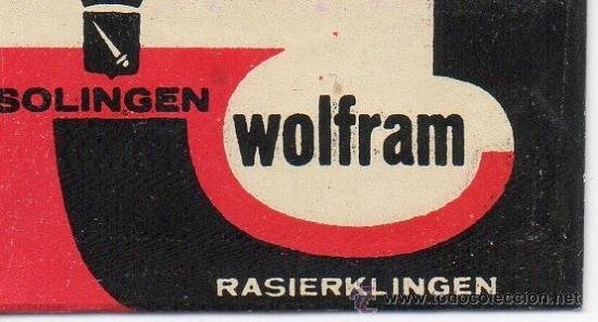 Antig&uuml;edades: CUCHILLA DE AFEITAR WOLFRAM HOJA - Foto 1