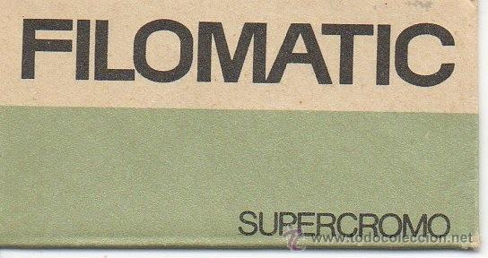 Antig&uuml;edades: CUCHILLA DE AFEITAR FILOMATIC SUPERCROMO HOJA - Foto 1
