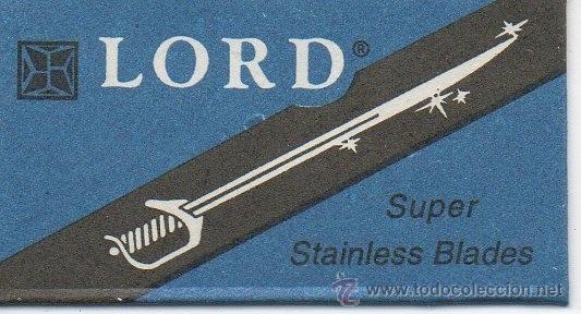 Antig&uuml;edades: CUCHILLA DE AFEITAR LORD HOJA ESPADA - Foto 1