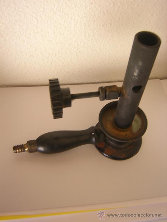 Antig&uuml;edades: Antiguo mechero bunsen para laboratorio - Foto 2