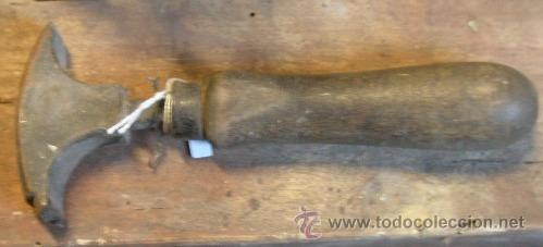 Antig&uuml;edades: &uacute;til de zapatero, 18 cms - Foto 1