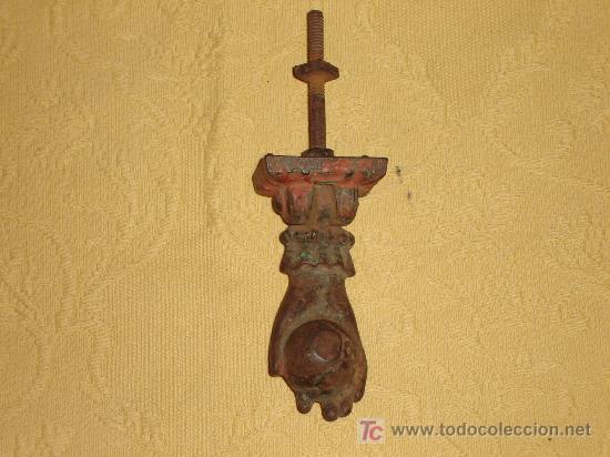 Antig&uuml;edades: ANTIGUA ALDABA LLAMADOR - Foto 1