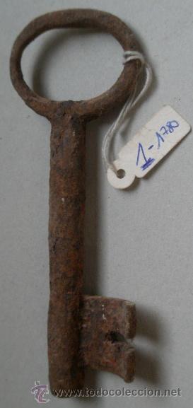 Antig&uuml;edades: Llave de 11,5 cms - Foto 1