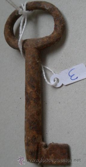 Antig&uuml;edades: Llave de 7,5 cms - Foto 1