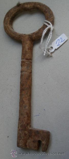 Antig&uuml;edades: Llave de 12,5 cms - Foto 1