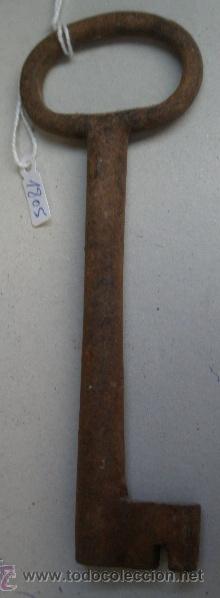 Antig&uuml;edades: Llave de 13,5 cms - Foto 1
