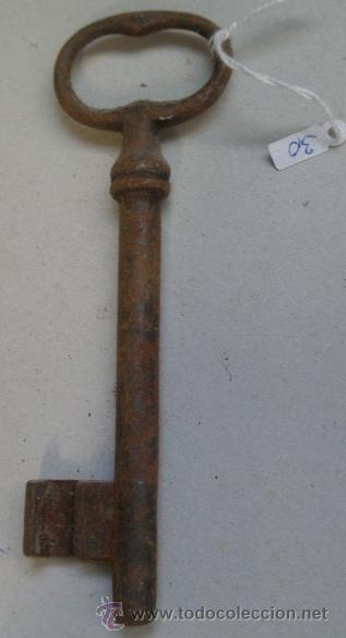 Antig&uuml;edades: Llave de 14,5 cms - Foto 1