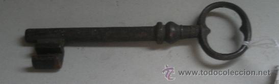 Antig&uuml;edades: Llave de 13,5 cms - Foto 1
