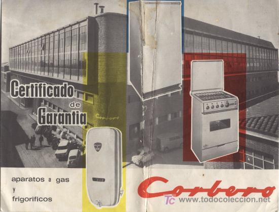 Antig&uuml;edades: Certificado de garantia Corbero - Foto 1
