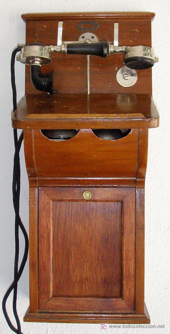 Telefono De Pared Del Año 1929 Vendido En Venta Directa 16661526