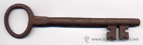 Antig&uuml;edades: LLAVE ANTIGUA DE FORJA 17 CM - Foto 1