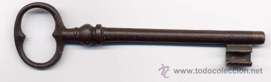Antig&uuml;edades: LLAVE ANTIGUA DE 12 CM - Foto 1