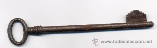 Antig&uuml;edades: LAVE ANTIGUA DE FORJA DE 13 CM - Foto 1