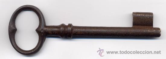 Antig&uuml;edades: LLAVE ANTIGUA DE FORJA 10,5 CM - Foto 1