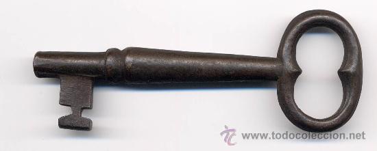 Antig&uuml;edades: LLAVE ANTIGUA DE FORJA DE 10 CM - Foto 1
