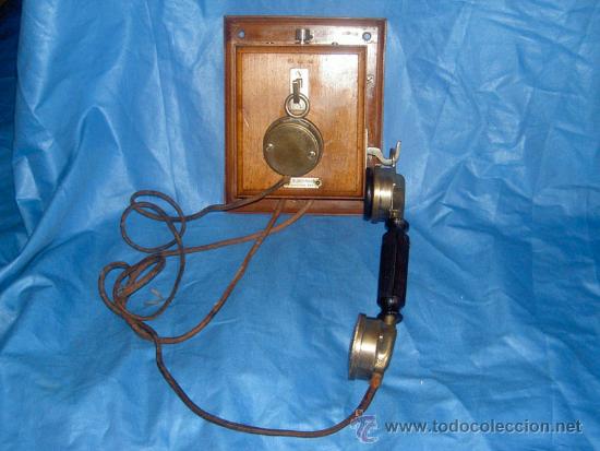 Tel&eacute;fonos: TELEFONO DE PARED FRANCES - BURGUNDER. PARIS - Foto 2