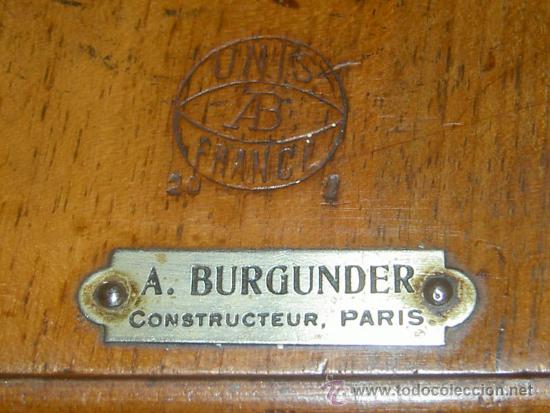 Tel&eacute;fonos: TELEFONO DE PARED FRANCES - BURGUNDER. PARIS - Foto 4