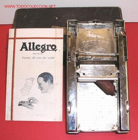 Antig&uuml;edades: MAQUINA DE AFILAR CUCHILLAS  ALLEGRO - Foto 1