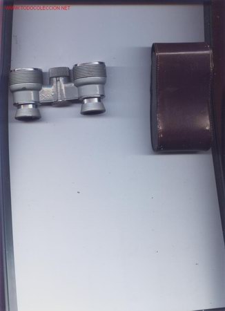 Antig&uuml;edades: Binocular de teatro en funda original - Foto 1