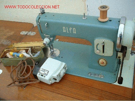 Antig&uuml;edades: maquina de coser alfa - Foto 3