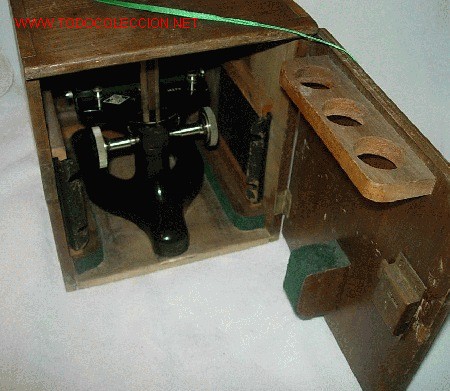 Antig&uuml;edades: LUPA O MICROSCOPIO EN SU CAJA - Foto 6