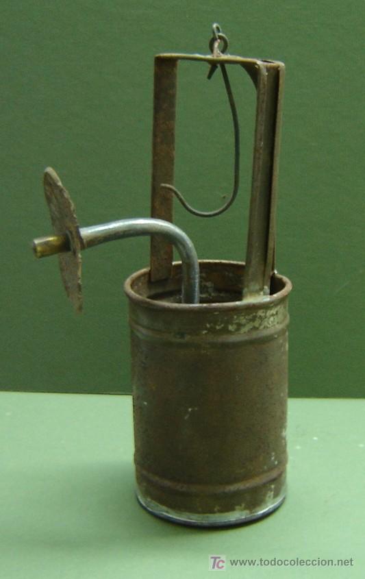 Antig&uuml;edades: ANTIGUO CANDIL DE CARBURO - Foto 1