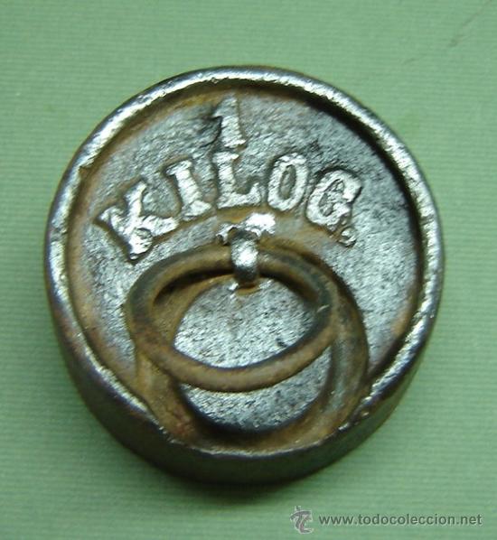 Antig&uuml;edades: PESA DE BALANZA ANTIGUA 1 Kilo - Foto 1