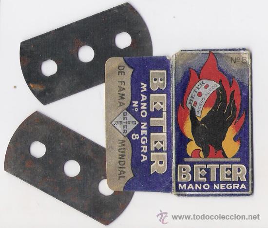 Antig&uuml;edades: BETER   .MANO NEGRA     *CON DOS HOJAS* - Foto 1
