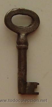 Antig&uuml;edades: LLAVE ANTIGUA LARGO 7 CMS. ANCHO O,9 CMS. - Foto 1