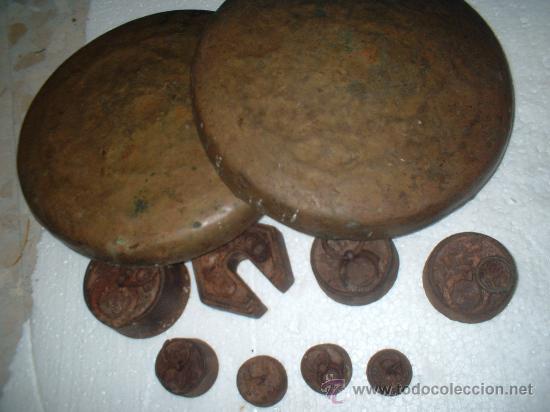 Antig&uuml;edades: balanza antigua de 10 kilos - Foto 8