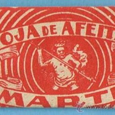 Antigüedades: HOJA DE AFEITAR. MARTE. 0,50 PTAS. ESPAÑOLA. FABRICANTE J. VACARISAS.