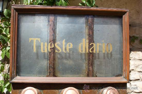 Antig&uuml;edades: ANTIGUO SILO PARA EXPENDER CAFE TOSTADO EN GRANO - Foto 3