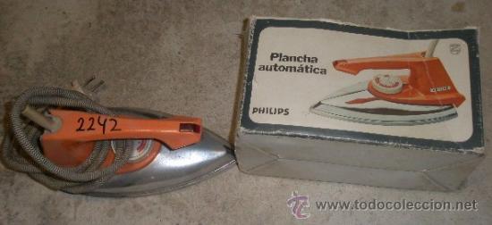 Antig&uuml;edades: Plancha el&eacute;ctrica PHILIPS - Foto 1